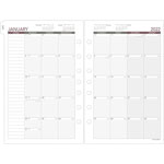 Day Runner 2-page-per-week Weekly Refill Sheets, Julian Dates, Weekly, 1 Year, January 2022 till December 2022 view 2