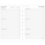 Day Runner 2-page-per-week Weekly Refill Sheets, Julian Dates, Weekly, 1 Year, January 2022 till December 2022 view 3