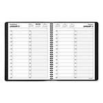 At-A-Glance Two-Person Group Daily Appointment Book, 11 x 8, Black Cover, 12-Month (Jan to Dec): 2024 view 2
