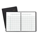 At-A-Glance Undated Class Record Book, Nine to 10 Week Term: Two-Page Spread (35 Students), 10.88 x 8.25, Black Cover view 1