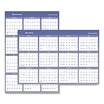 At-A-Glance Vertical/Horizontal Erasable Quarterly/Monthly Wall Planner, 32 x 48, 12-Month (Jan to Dec): 2024 view 1