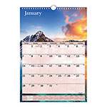 At-A-Glance Scenic Monthly Wall Calendar, Scenic Landscape Photography, 12 x 17, White/Multicolor Sheets, 12-Month (Jan to Dec): 2024 view 2