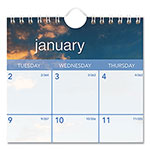At-A-Glance Tropical Escape Wall Calendar, Tropical Escape Photography, 15 x 12, Pale Blue/Multicolor Sheets, 12-Month (Jan to Dec): 2024 view 3