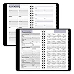 At-A-Glance DayMinder Weekly Pocket Appointment Book with Telephone/Address Section, 6 x 3.5, Black Cover, 12-Month (Jan to Dec): 2024 view 1