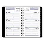 At-A-Glance DayMinder Weekly Pocket Appointment Book with Telephone/Address Section, 6 x 3.5, Black Cover, 12-Month (Jan to Dec): 2024 view 3