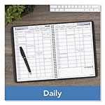 At-A-Glance DayMinder Four-Person Group Daily Appointment Book, 11 x 8, Black Cover, 12-Month (Jan to Dec): 2024 view 2