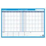 At-A-Glance 30/60-Day Undated Horizontal Erasable Wall Planner, 36 x 24, White/Blue Sheets, Undated view 2