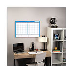 At-A-Glance 90/120-Day Undated Horizontal Erasable Wall Planner, 36 x 24, White/Blue Sheets, Undated view 3
