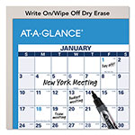 At-A-Glance Horizontal Reversible/Erasable Wall Planner, 48 x 32, White/Blue Sheets, 12-Month (Jan to Dec): 2024 view 2