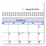 At-A-Glance QuickNotes Desk/Wall Calendar, 3-Hole Punched, 11 x 8, White/Blue/Yellow Sheets, 12-Month (Jan to Dec): 2024 view 3