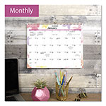 At-A-Glance Watercolors Recycled Monthly Wall Calendar, Watercolors Artwork, 15 x 12, White/Multicolor Sheets, 12-Month (Jan-Dec): 2024 view 2