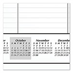 At-A-Glance Academic Year Ruled Desk Pad, 21.75 x 17, White Sheets, Black Binding, Black Corners, 16-Month (Sept to Dec): 2023 to 2024 view 1