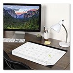 At-A-Glance Contemporary Monthly Desk Pad, 22 x 17, White Sheets, Black Binding/Corners,12-Month (Jan to Dec): 2024 view 1