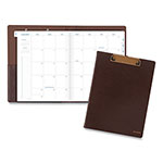 At-A-Glance Signature Collection Monthly Clipfolio, 11 x 8, Distressed Brown Cover, 13-Month (Jan to Jan): 2024 to 2025 view 3