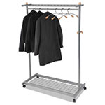 ALBA Double-Sided Two Shelf Garment Rack 45 3/5"W x 22"D view 1