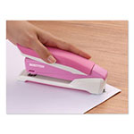 Stanley Bostitch InCourage Spring-Powered Desktop Stapler, 20-Sheet Capacity, Pink/White view 1