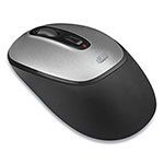 Adesso iMouse A10 Antimicrobial Wireless Mouse, 2.4 GHz Frequency/30 ft Wireless Range, Left/Right Hand Use, Black/Silver view 1