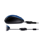 Adesso Illuminated Retractable Mouse, USB 2.0, Left/Right Hand Use, Dark Blue view 3