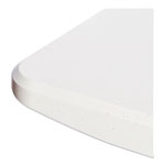 Alera Resin Rectangular Folding Table, Square Edge, 72w x 30d x 29h, Platinum view 2