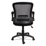 Alera EB-E Series Swivel/Tilt Mid-Back Mesh Chair, Supports up to 275 lbs, Black Seat/Black Back, Black Base view 3