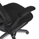 Alera EB-E Series Swivel/Tilt Mid-Back Mesh Chair, Supports up to 275 lbs, Black Seat/Black Back, Black Base view 4
