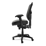 Alera Elusion Series Mesh Mid-Back Multifunction Chair, Supports up to 275 lbs., Black Seat/Black Back, Black Base view 5