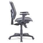 Alera Elusion Series Mesh Mid-Back Swivel/Tilt Chair, Supports up to 275 lbs., Black Seat/Black Back, Black Base view 4