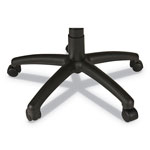 Alera Etros Series Mesh Mid-Back Petite Swivel/Tilt Chair, Supports up to 275 lbs, Black Seat/Black Back, Black Base view 3
