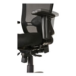 Alera Etros Series Mid-Back Multifunction with Seat Slide Chair, Supports up to 275 lbs, Black Seat/Black Back, Black Base view 1