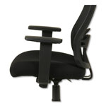 Alera Etros Series Mesh Mid-Back Chair, Supports up to 275 lbs, Black Seat/Black Back, Black Base view 5