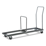 Alera Chair and Table Cart, 20.86w x 50.78 to 72.04d, Black view 5