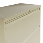 Alera Lateral File, 4 Legal/Letter-Size File Drawers, Putty, 36