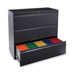 Alera Lateral File, 3 Legal/Letter/A4/A5-Size File Drawers, Charcoal, 42