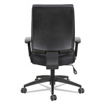 Alera Wrigley Series High Performance Mid-Back Synchro-Tilt Task Chair, Supports up to 275 lbs, Black Seat/Back, Black Base view 4