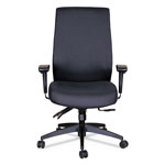 Alera Wrigley Series 24/7 High Performance High-Back Multifunction Task Chair, Up to 300 lbs, Black Seat/Back, Black Base view 1