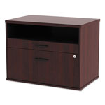 Alera Open Office Series Low File Cabient Credenza, 29.5w x 19.13d x 22.88h, Mahogany view 2