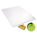 Alera All Day Use Non-Studded Chair Mat for Hard Floors, 46 x 60, Rectangular, Clear view 4