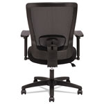 Alera Envy Series Mesh High-Back Swivel/Tilt Chair, Supports up to 250 lbs., Black Seat/Black Back, Black Base view 3