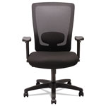 Alera Envy Series Mesh High-Back Swivel/Tilt Chair, Supports up to 250 lbs., Black Seat/Black Back, Black Base view 4