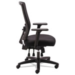 Alera Envy Series Mesh High-Back Multifunction Chair, Supports up to 250 lbs., Black Seat/Black Back, Black Base view 2