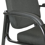 Alera Genaro Series Half-Back Sled Base Guest Chair, 24.63