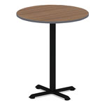 Alera Reversible Laminate Table Top, Round, 35 3/8w x 35 3/8d, Espresso/Walnut view 1