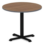 Alera Reversible Laminate Table Top, Round, 35 3/8w x 35 3/8d, Espresso/Walnut view 2