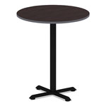Alera Reversible Laminate Table Top, Round, 35 3/8w x 35 3/8d, Espresso/Walnut view 3