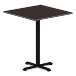 Alera Reversible Laminate Table Top, Square, 35 3/8w x 35 3/8d, Espresso/Walnut view 5
