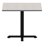 Alera Reversible Laminate Table Top, Square, 35 3/8w x 35 3/8d, White/Gray view 1