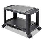 Alera 3-in-1 Storage Cart and Stand, 21.63w x 13.75d x 24.75h, Black/Gray view 1