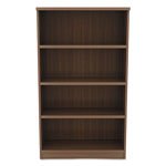 Alera Valencia Series Bookcase, Four-Shelf, 31 3/4w x 14d x 54 7/8h, Modern Walnut view 1