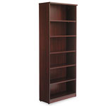 Alera Valencia Series Bookcase, Six-Shelf, 31 3/4w x 14d x 80 1/4h, Mahogany view 1