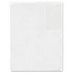 Anglers Company Kleer-File Poly Folder with ID Pocket, Letter Size, Transparent view 1